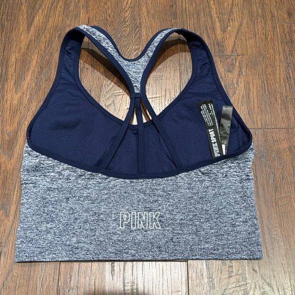 PINK longline low impact sports bra - Picture 3 of 4